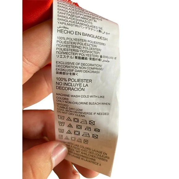 NWT Fanatics Cleveland Browns Men's Orange Polo Shirt Size 4XL - Picture 4 of 6